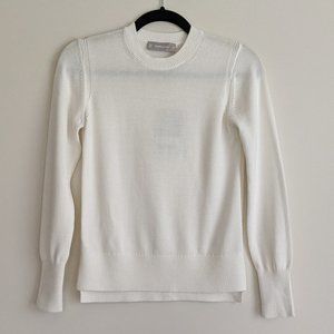NWT Everlane The Soft Cotton Crew Sweater Bone XS